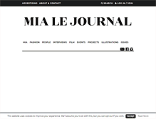 Tablet Screenshot of mia-lejournal.com